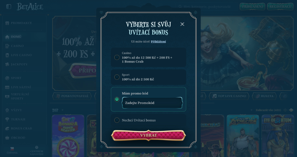 Código promocional de BetAlice – introducción
