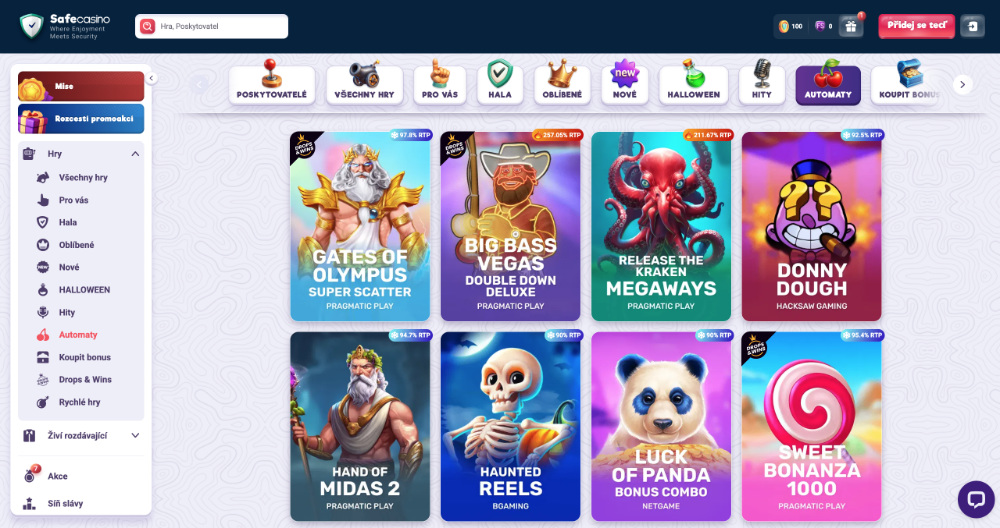 Tragaperras de Safecasino [Resumen de las mejores tragaperras] introducción