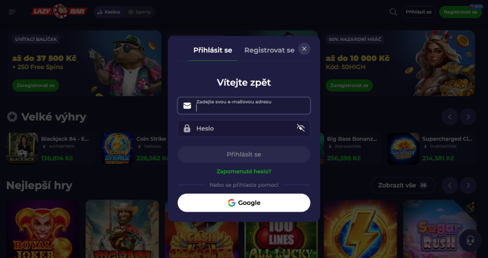 Lazybar login [Guía de inicio de sesión]