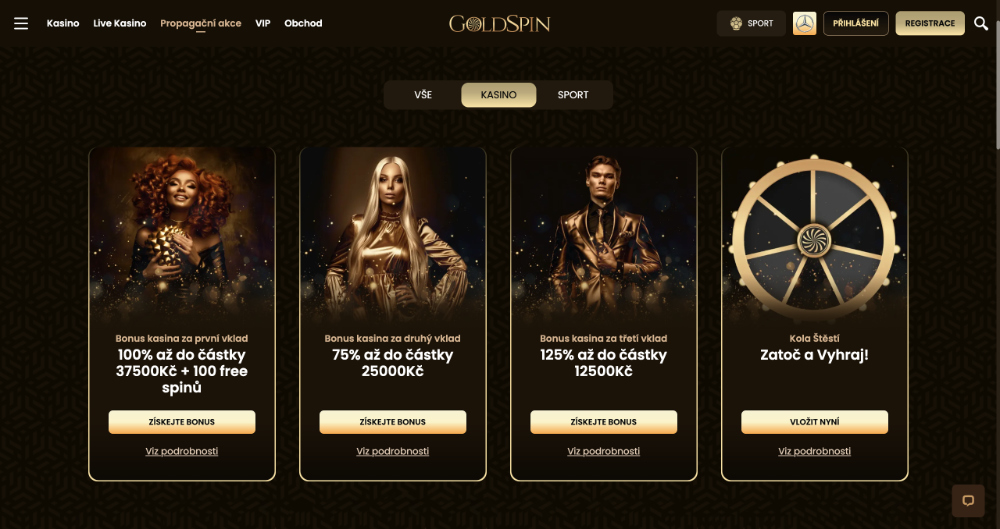 Código promocional de GoldSpin