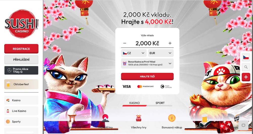 Casa de apuestas Sushi Casino