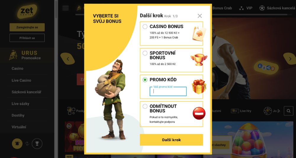 Introducción al código promocional de ZetCasino