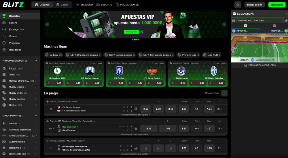 Blitz-bet Casa de apuestas