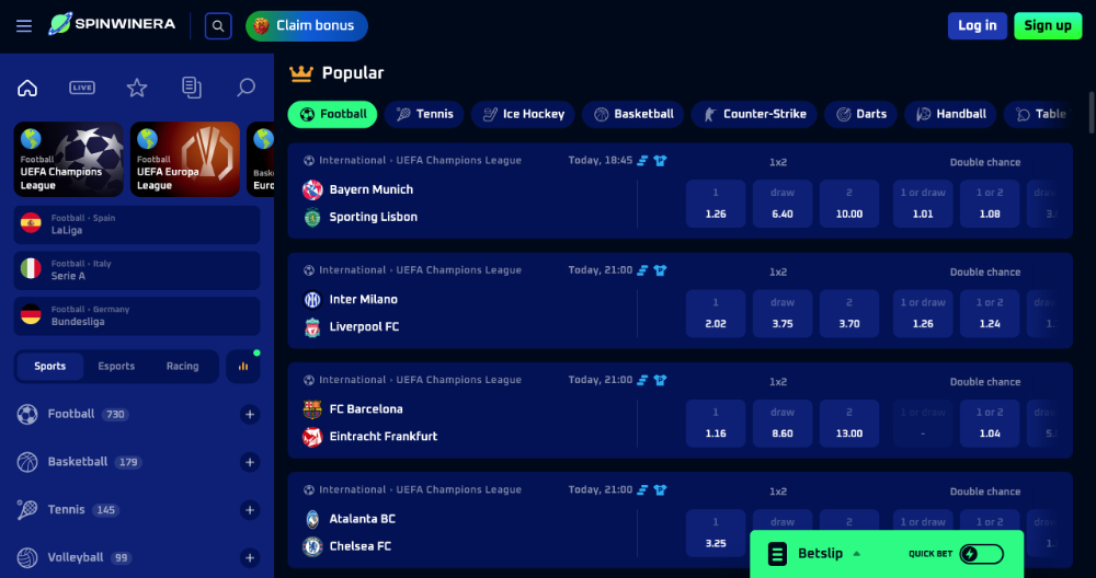 Casa de apuestas Spin Winera – introducción