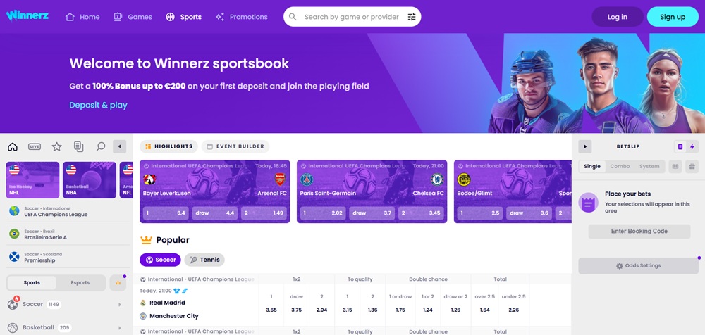 Casa de apuestas Winnerz – portada